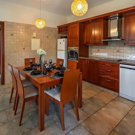 Seafront Agnanti In Paphos With Private Pool And Games Villa Nea Dimmata