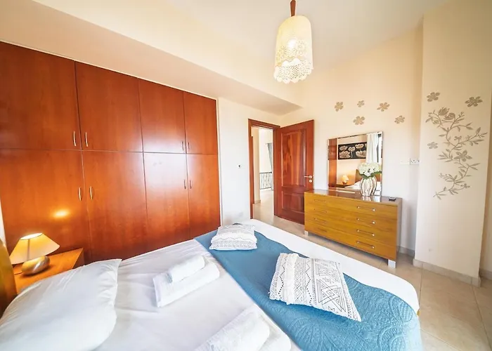 Villa Seafront Agnanti In Paphos With Private Pool And Games *